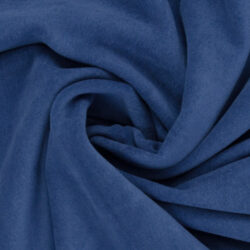 Baumwollfleece blau