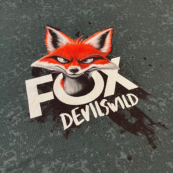 French Terry Panel Fox Devils Wild by Thosten Berger