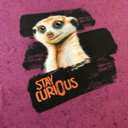 French Terry Panel Stay Curious by Thosten Berger