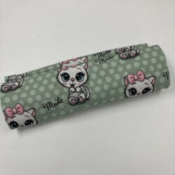 Jersey-Rest: Katzen mit Mascherl (0,7m)