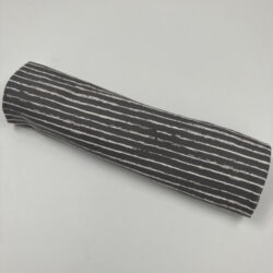 Jersey-Rest: Streifen grau, weiß (0,65m)