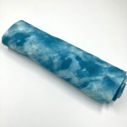 Jersey-Rest: Alizee by lycklig design, blau marmoriert (0,8m)