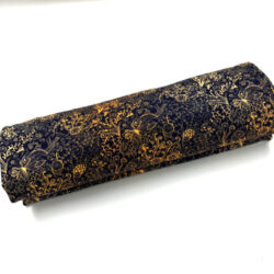 Jersey-Rest: senfgelb gemustert (0,8m)