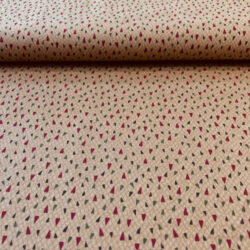 Webware weihnachtliche Herzen, beige