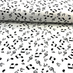 Jersey Noten, Musik, weiß