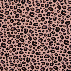 Jersey Silas, Leoprint, apricot