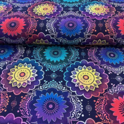 Canvas Mandala, bunt